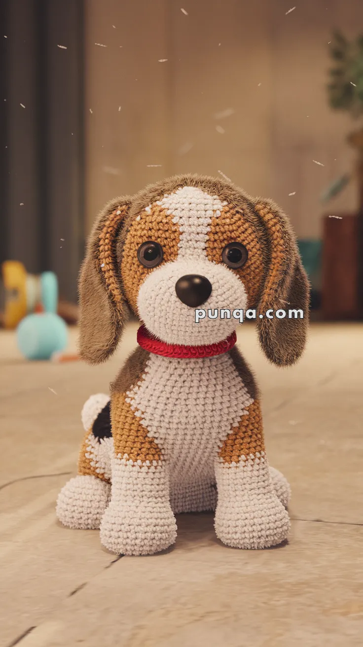Amigurumi Beagle Puppy – FREE Crochet Pattern