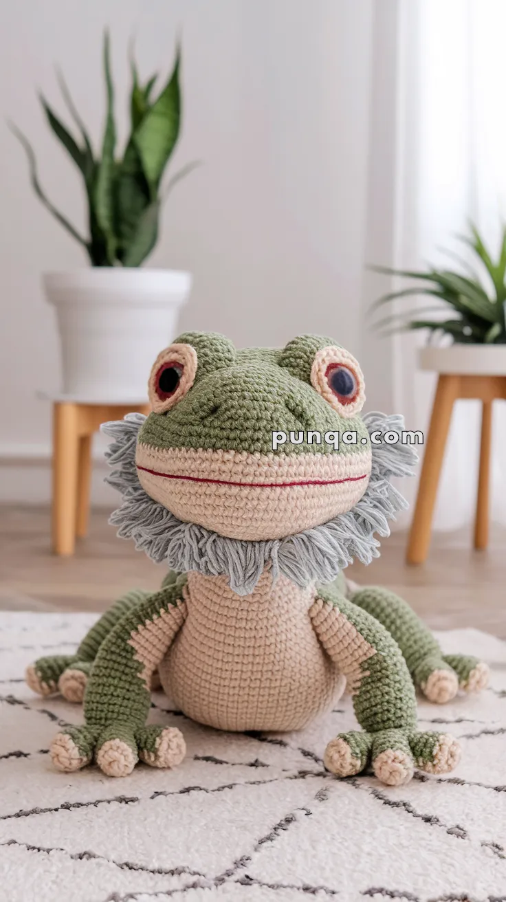 Amigurumi Bearded Dragon – FREE Crochet Pattern