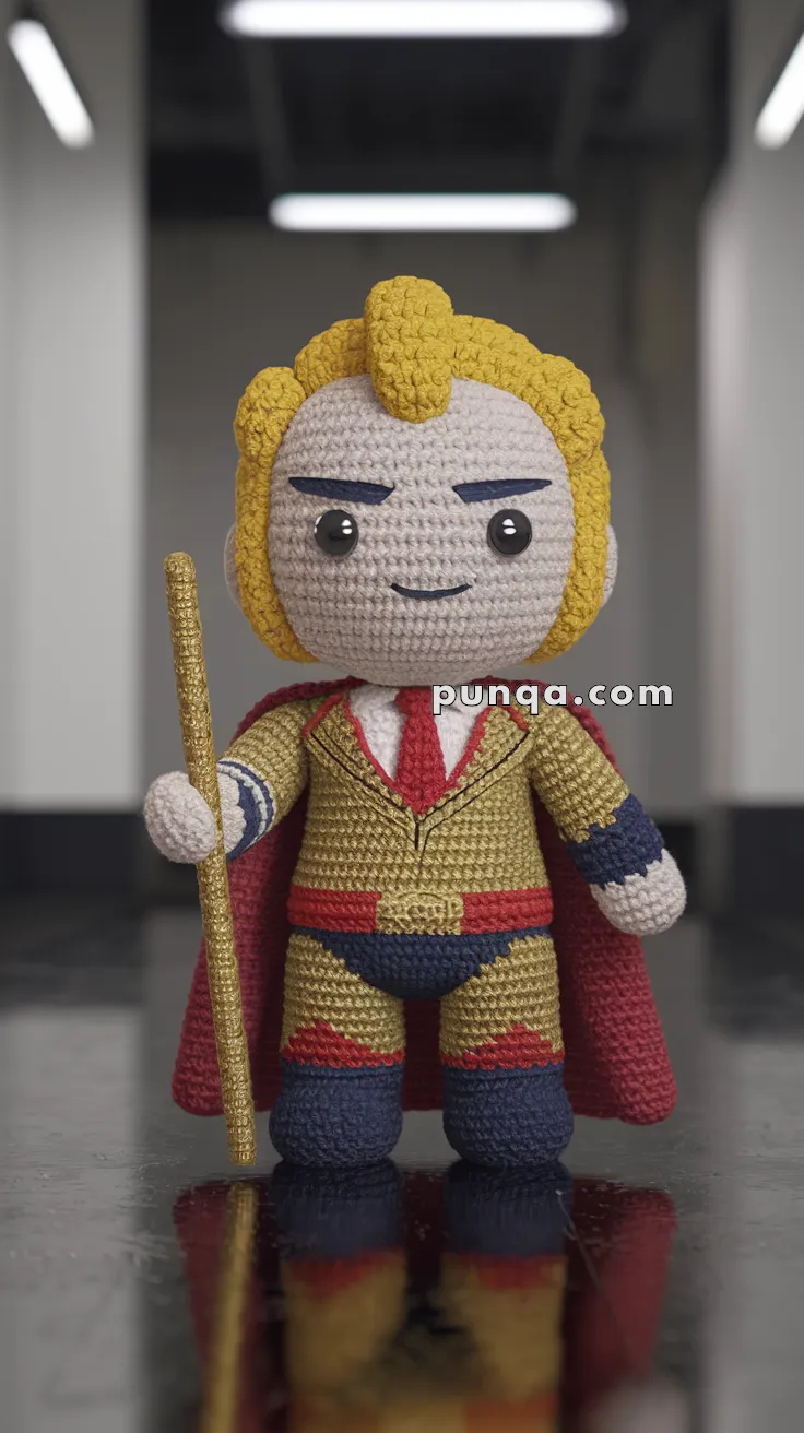 Amigurumi Booster Gold – FREE Crochet Pattern