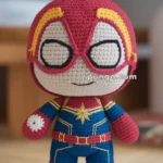 Amigurumi Captain Marvel – FREE Crochet Pattern