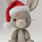Amigurumi Christmas Bunny With Santa Hat – FREE Crochet Pattern