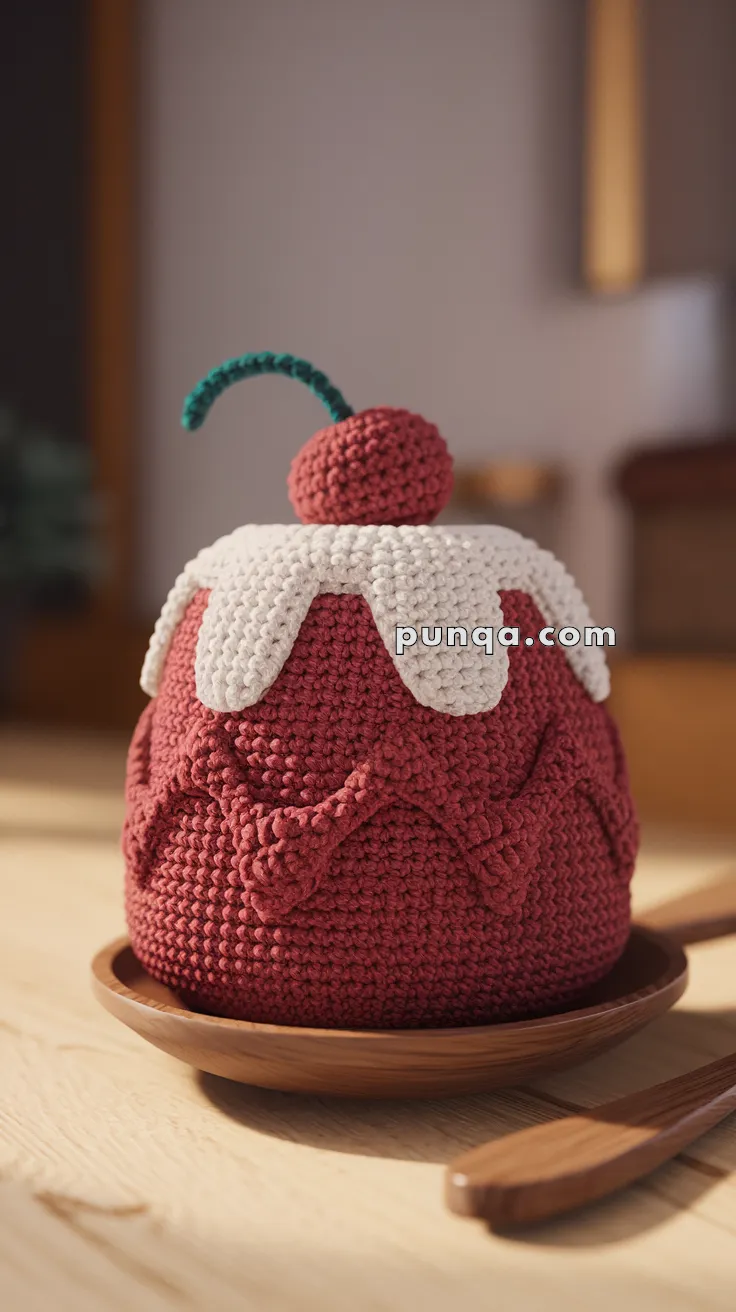 Amigurumi Christmas Pudding – FREE Crochet Pattern