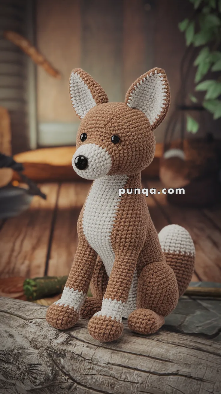 Amigurumi Coyote – FREE Crochet Pattern