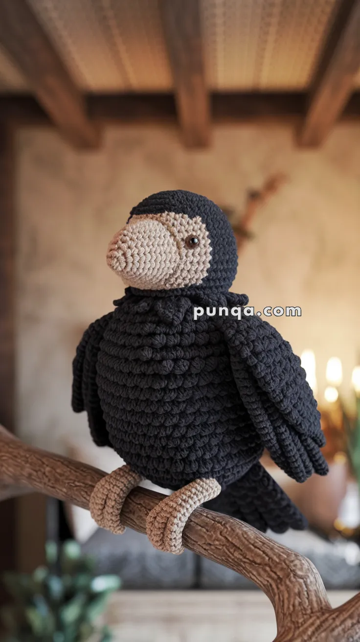Amigurumi Crow – FREE Crochet Pattern