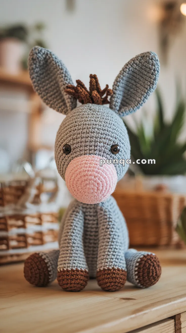 Amigurumi Donkey – FREE Crochet Pattern