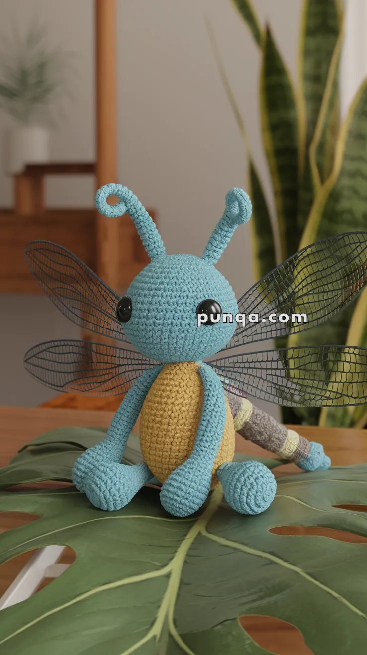 Amigurumi Dragonfly – FREE Crochet Pattern