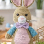 Amigurumi Easter Bunny With Bowtie – FREE Crochet Pattern