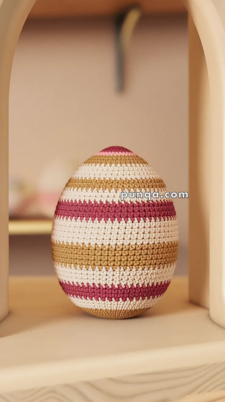 Amigurumi Easter Egg With Stripes – FREE Crochet Pattern