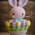 Amigurumi Easter Flower Pot – FREE Crochet Pattern