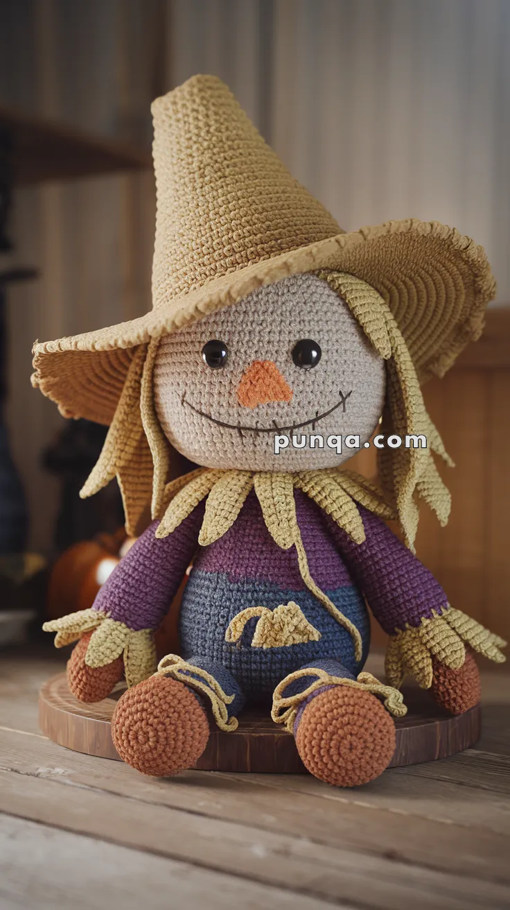 Amigurumi Eerie Scarecrow – FREE Crochet Pattern
