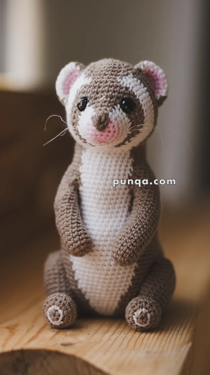 Amigurumi Ferret Baby – FREE Crochet Pattern