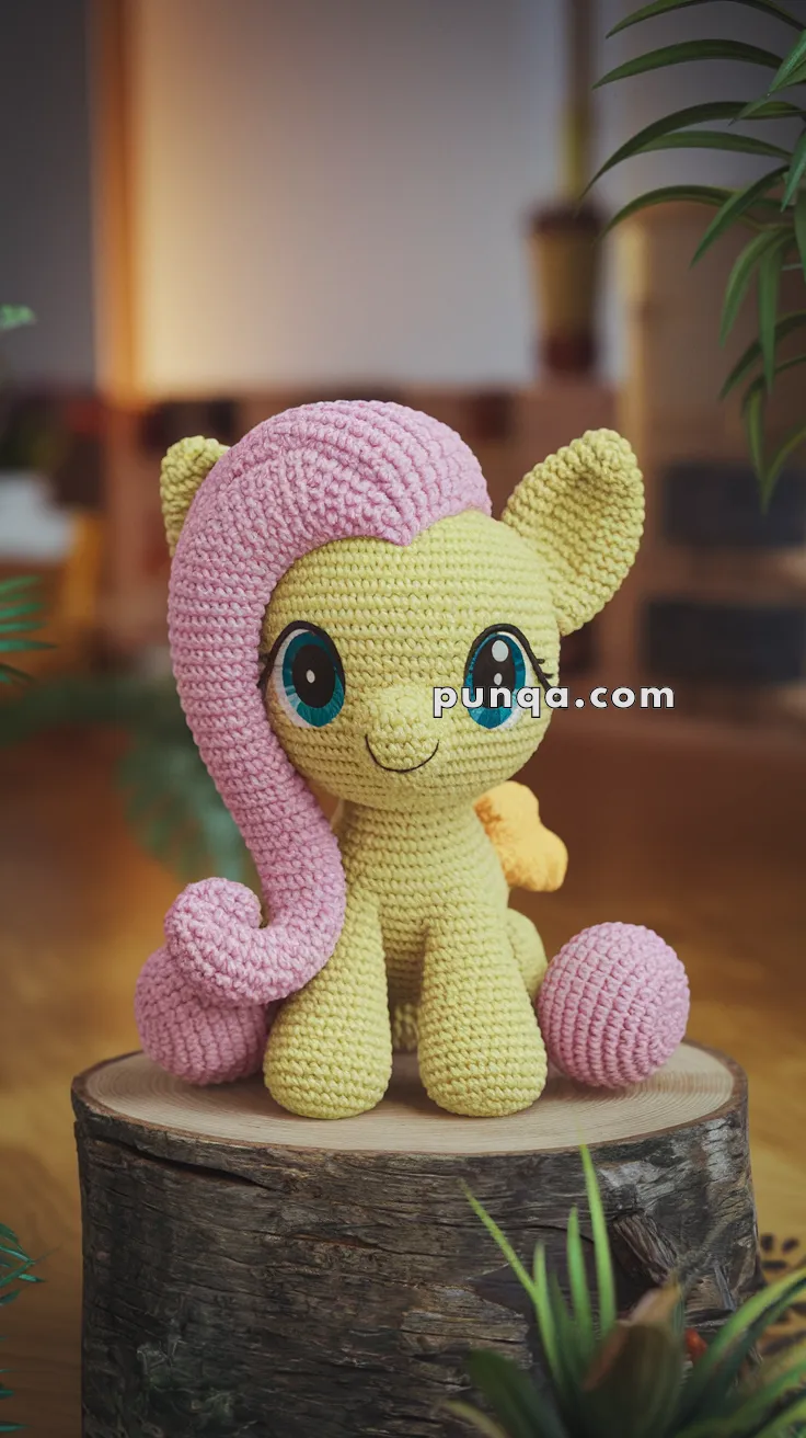 Amigurumi Fluttershy – FREE Crochet Pattern