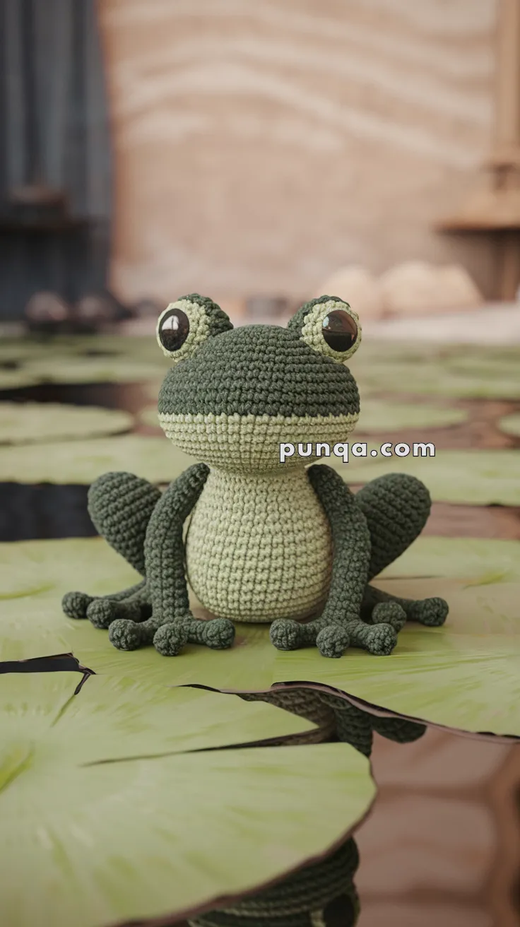 Amigurumi Green Frog – FREE Crochet Pattern