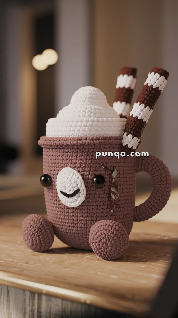 Amigurumi Hot Cocoa Cup – FREE Crochet Pattern