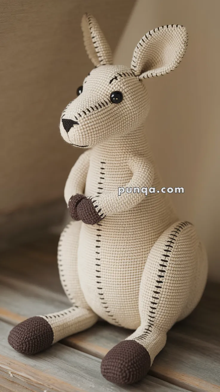 Amigurumi Kangaroo – FREE Crochet Pattern