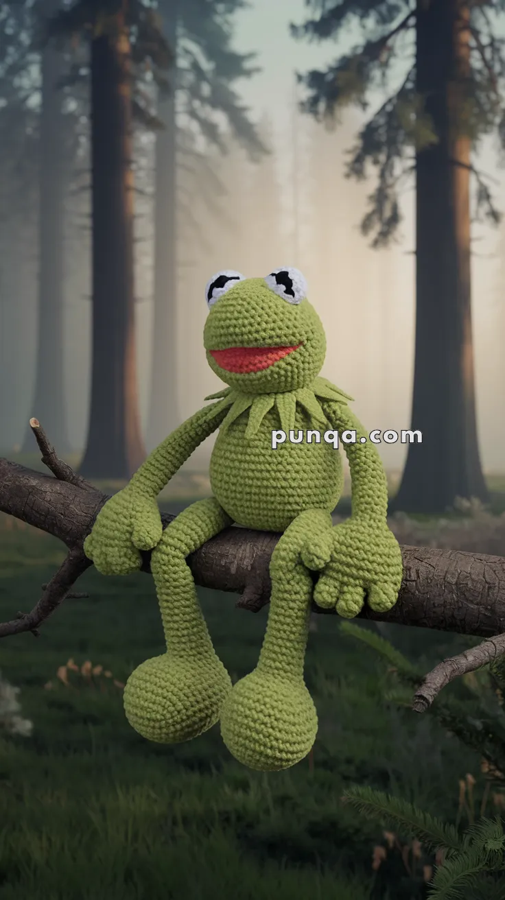 Amigurumi Kermit – FREE Crochet Pattern