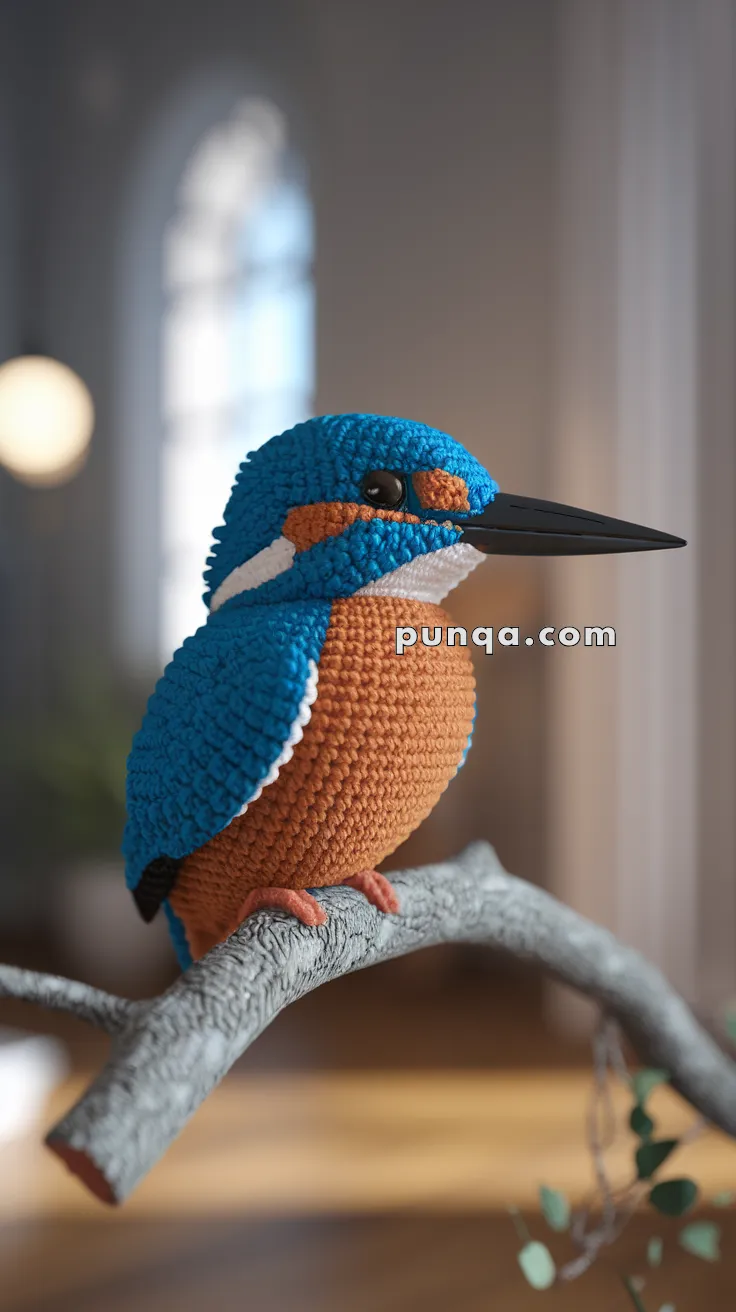 Amigurumi Kingfisher – FREE Crochet Pattern