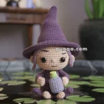 Amigurumi Witch with Magic Potion – FREE Crochet Pattern