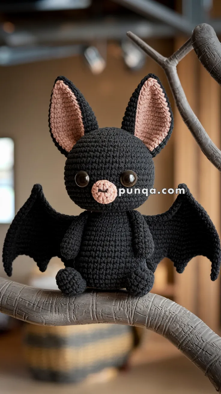 Amigurumi Midnight Bat – FREE Crochet Pattern