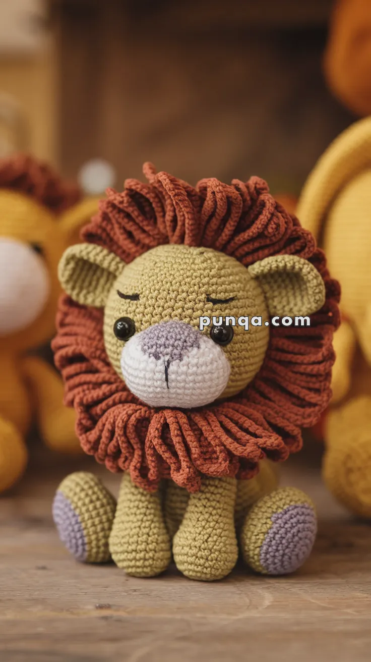Amigurumi Mufasa – FREE Crochet Pattern