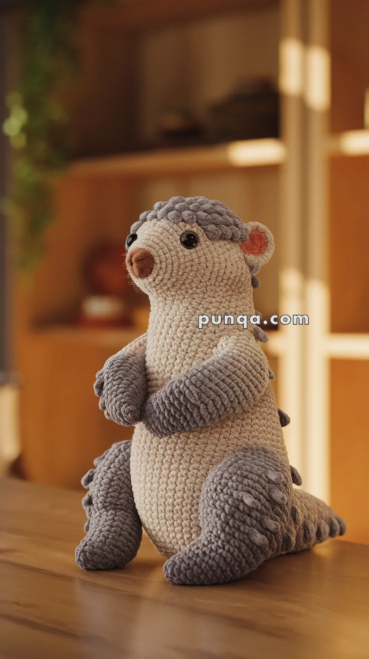 Amigurumi Pangolin – FREE Crochet Pattern