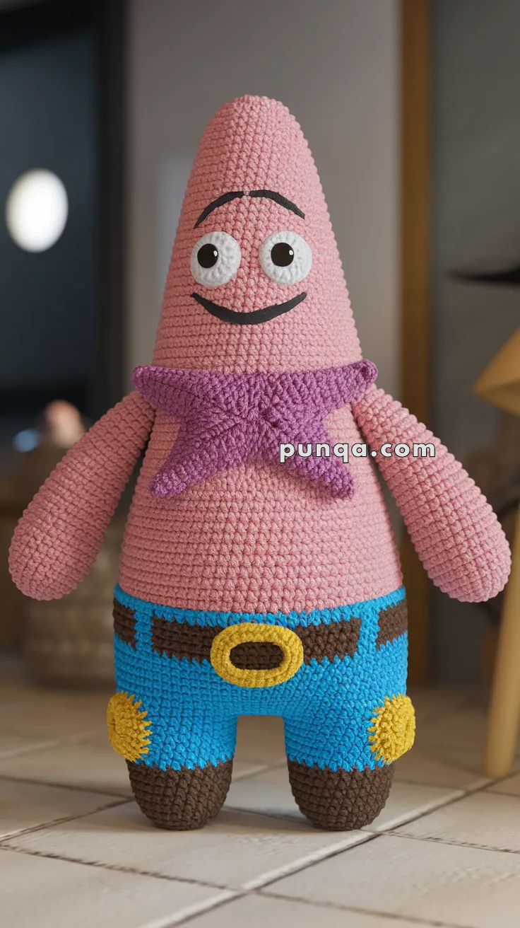 Amigurumi Patrick Star – FREE Crochet Pattern