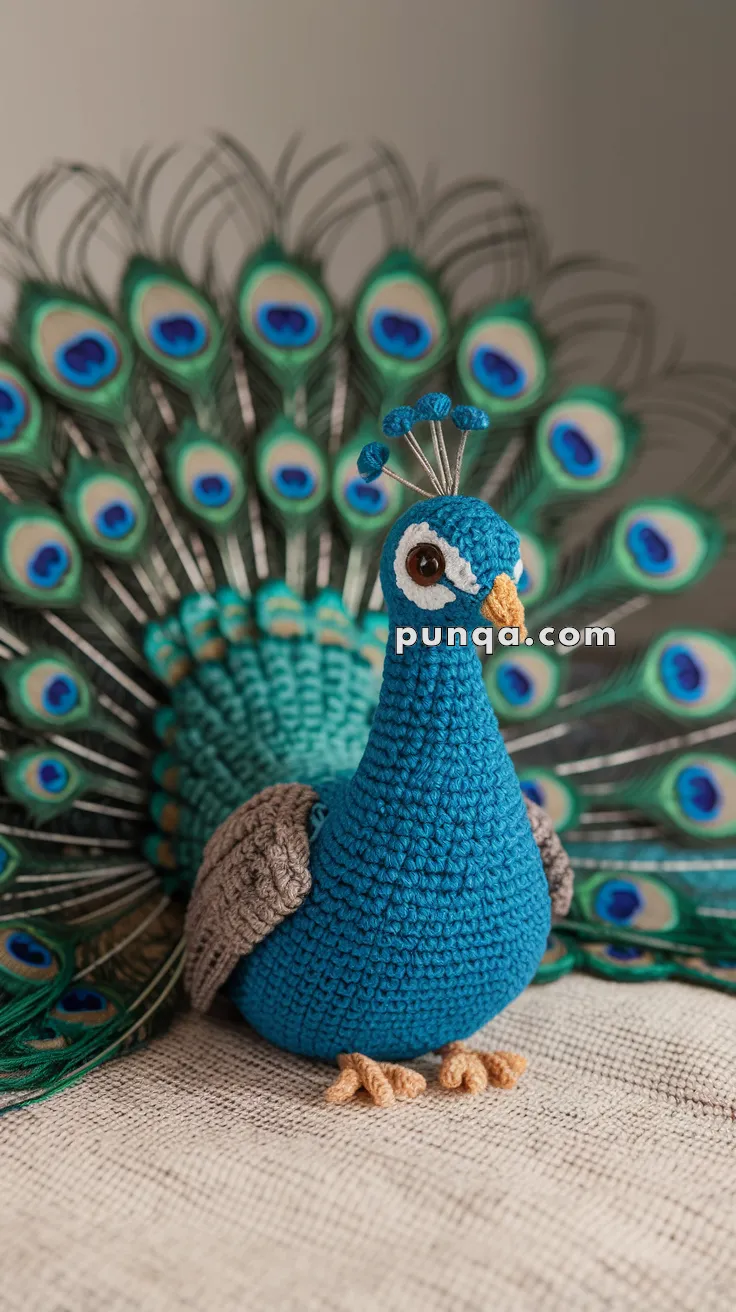 Amigurumi Peacock – FREE Crochet Pattern