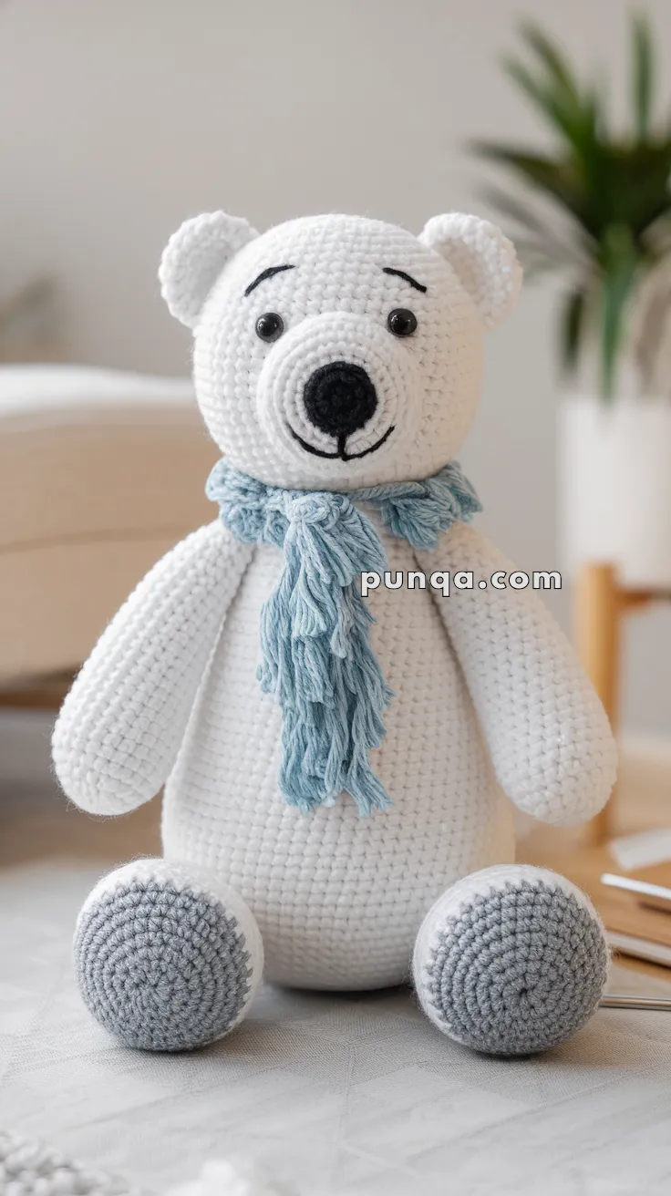 Amigurumi Polar Bear – FREE Crochet Pattern