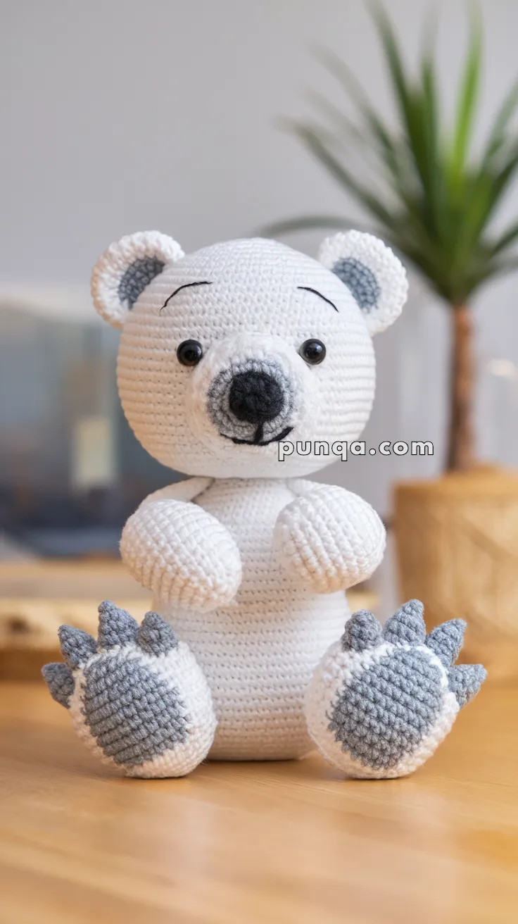 Amigurumi Polar Bear Paw – FREE Crochet Pattern