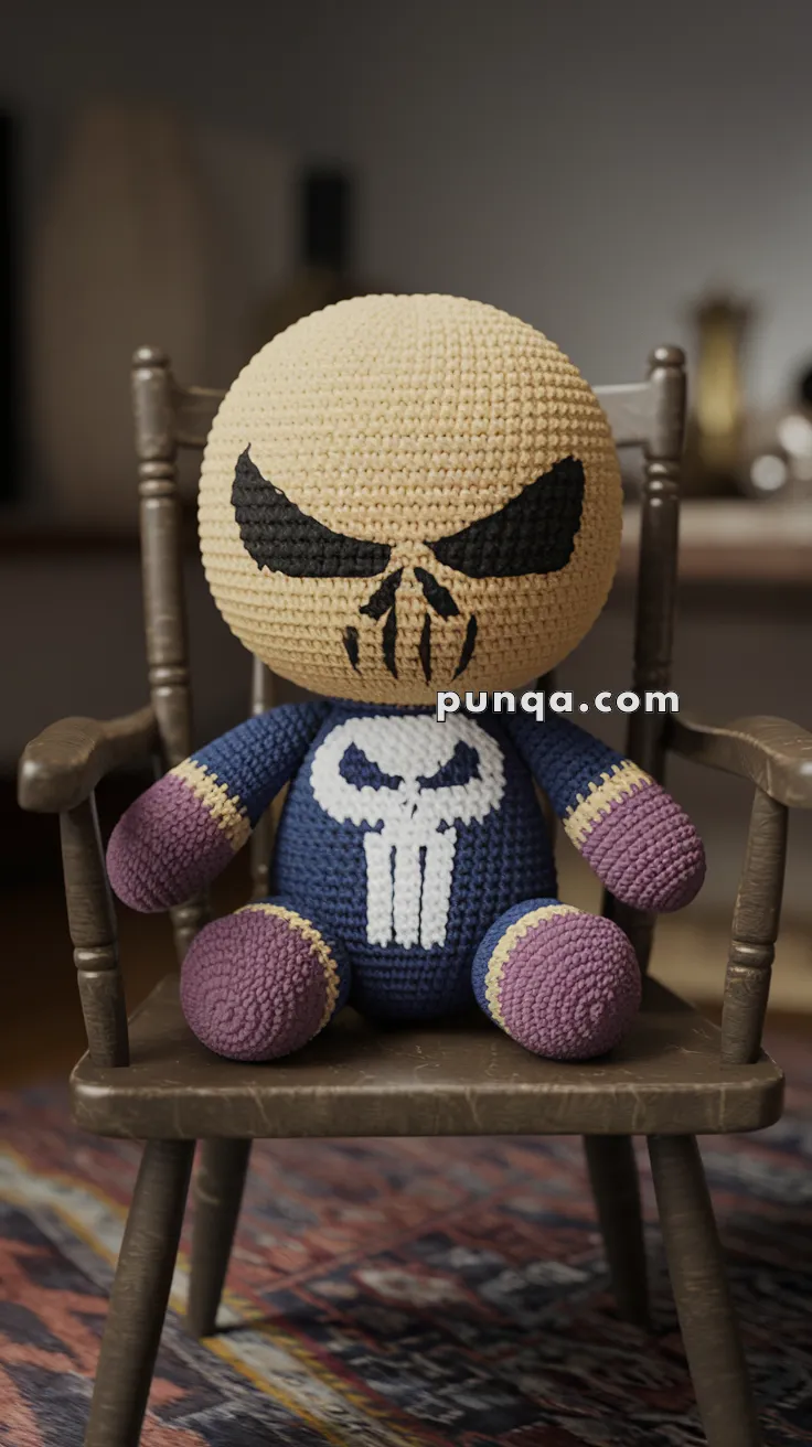 Amigurumi Punisher – FREE Crochet Pattern