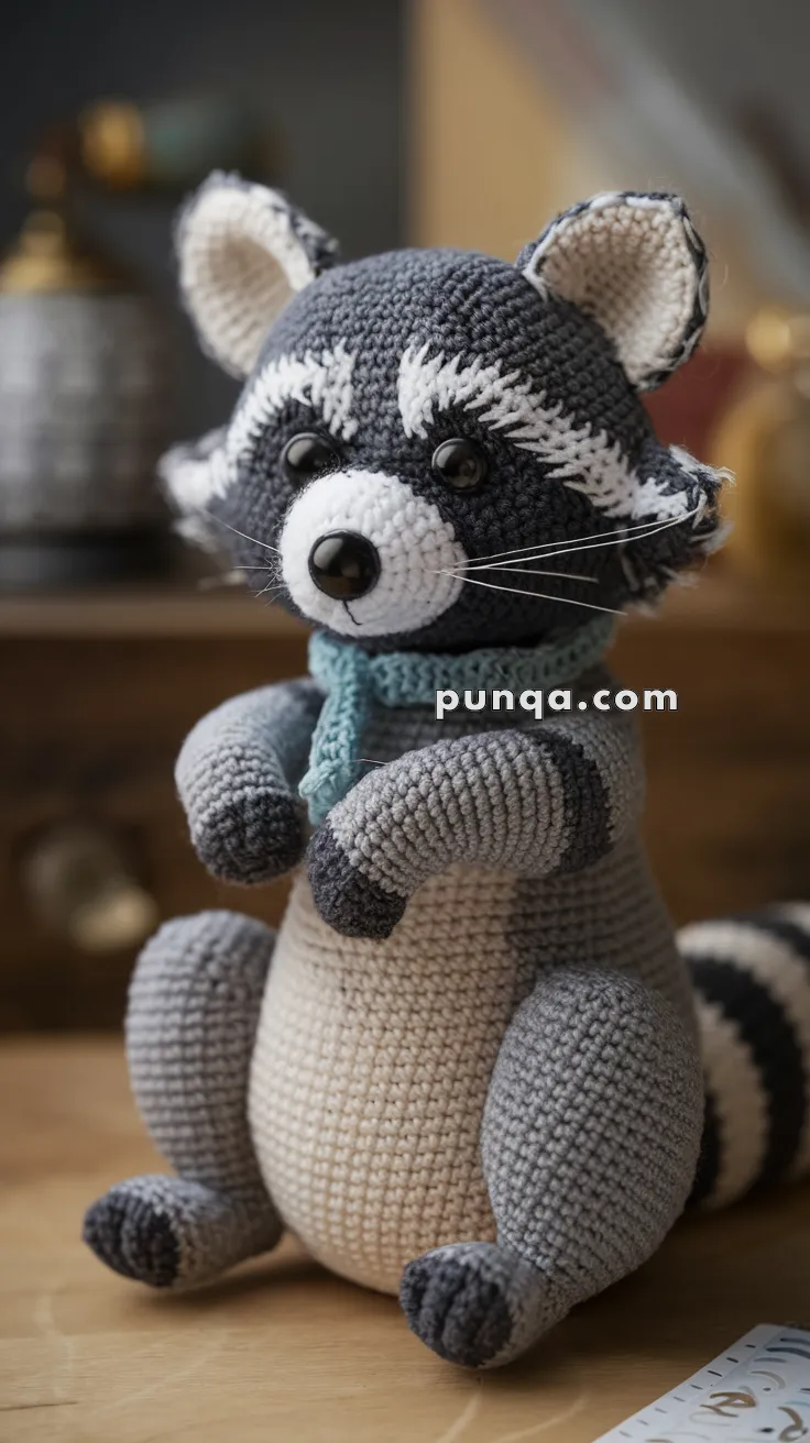 Amigurumi Raccoon – FREE Crochet Pattern