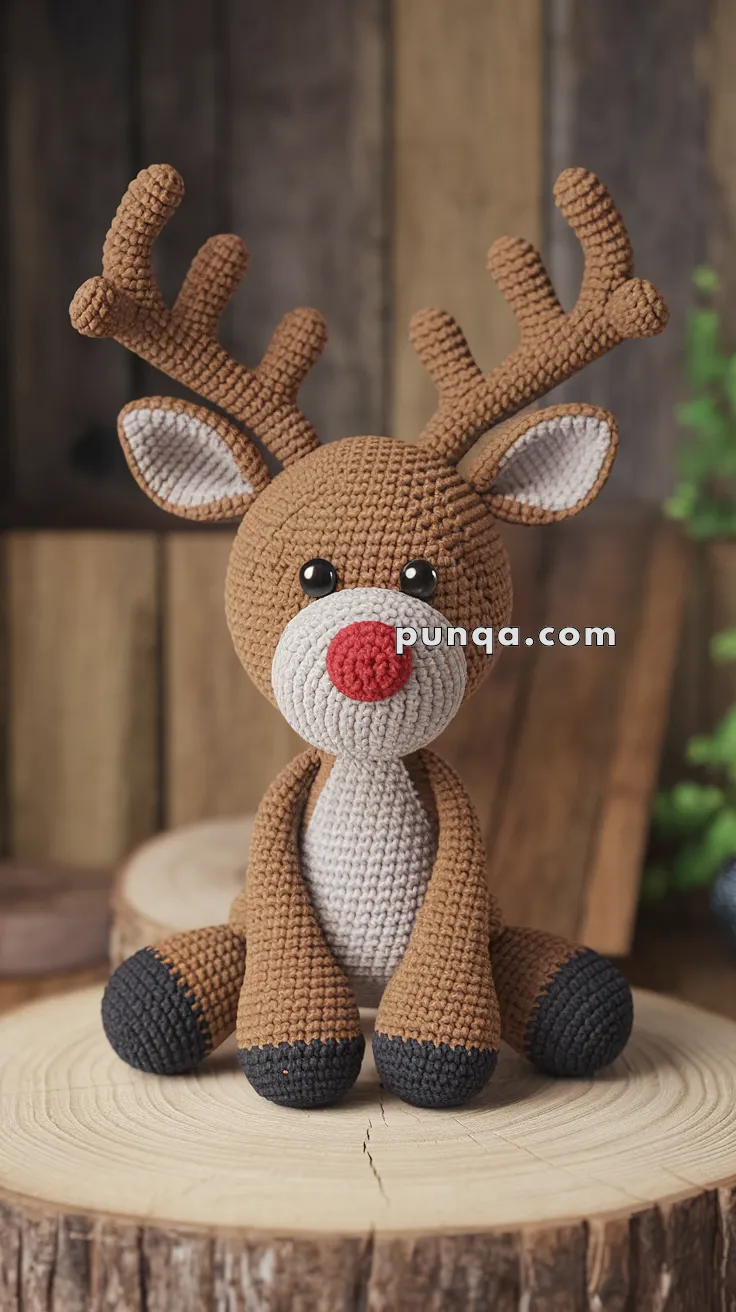 Amigurumi Reindeer – FREE Crochet Pattern