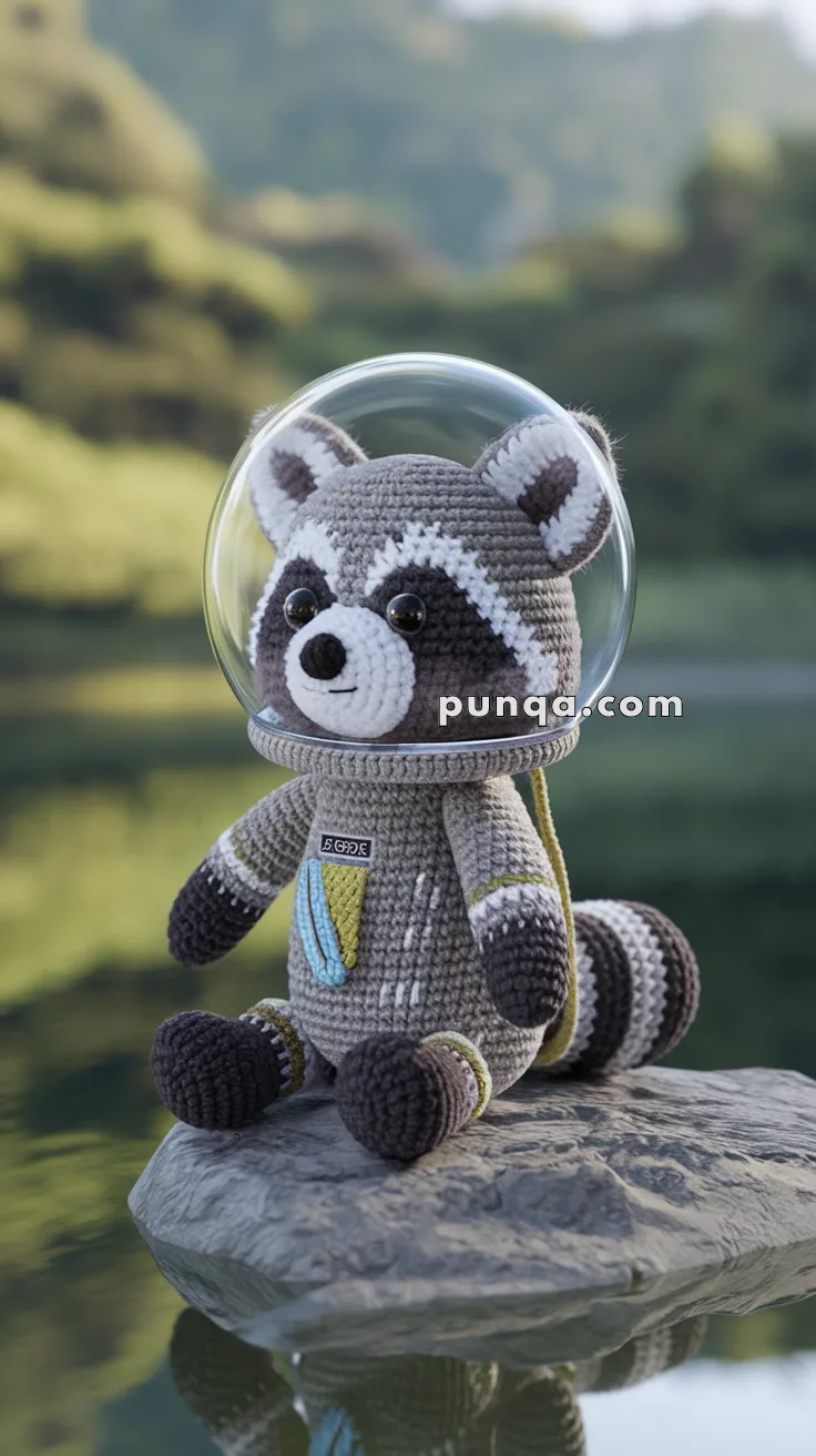 Amigurumi Rocket Raccoon – FREE Crochet Pattern