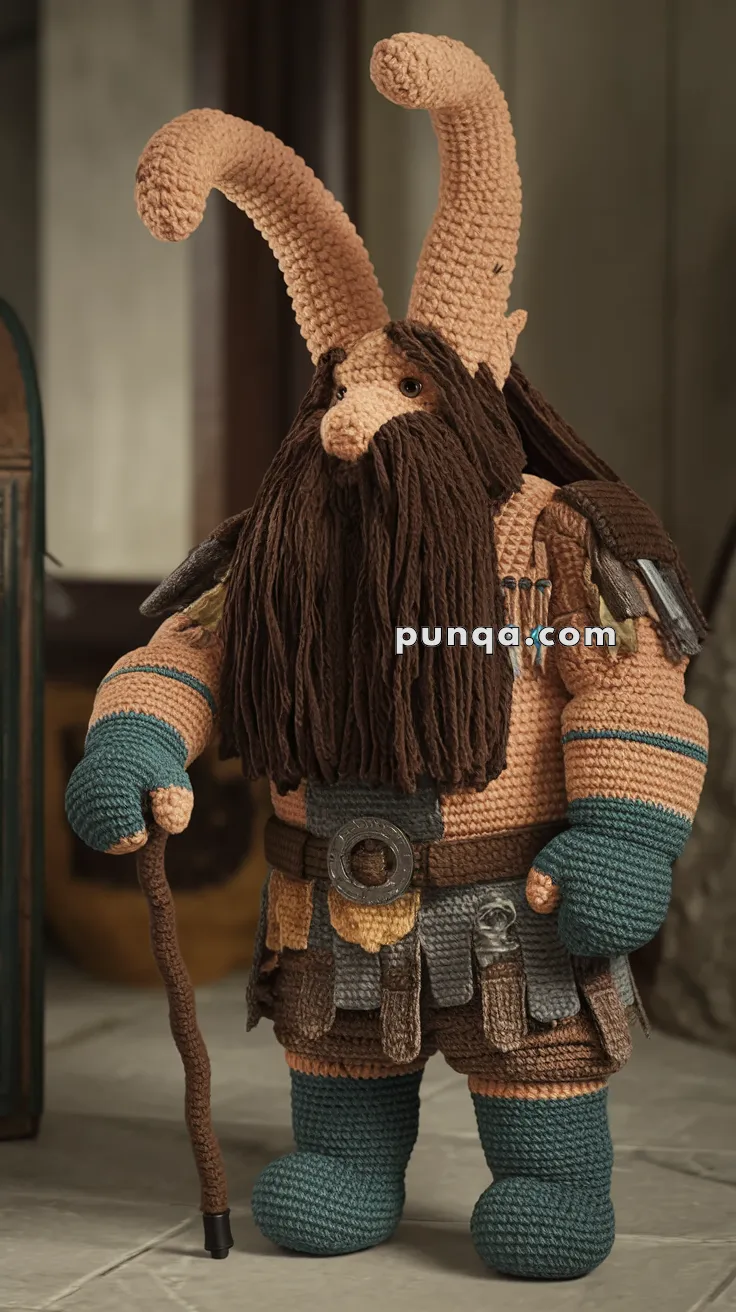 Amigurumi Rubeus Hagrid – FREE Crochet Pattern