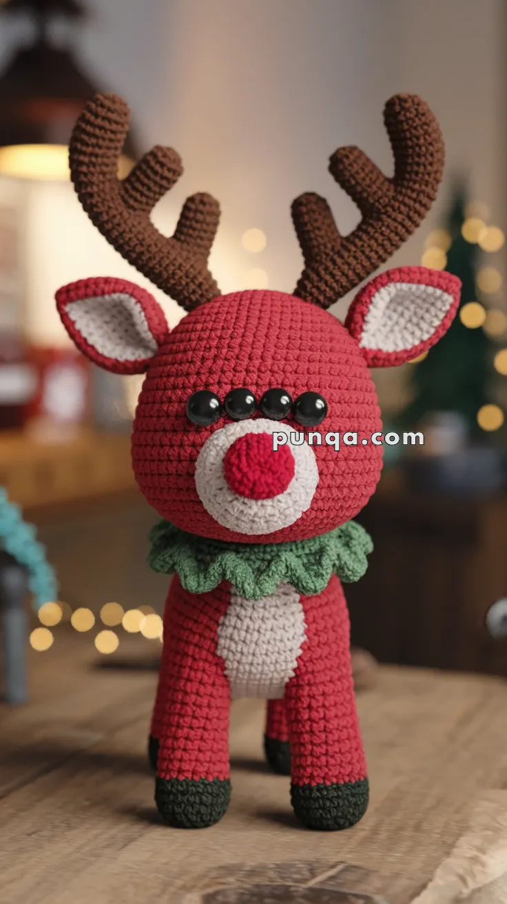 Amigurumi Rudolph – FREE Crochet Pattern