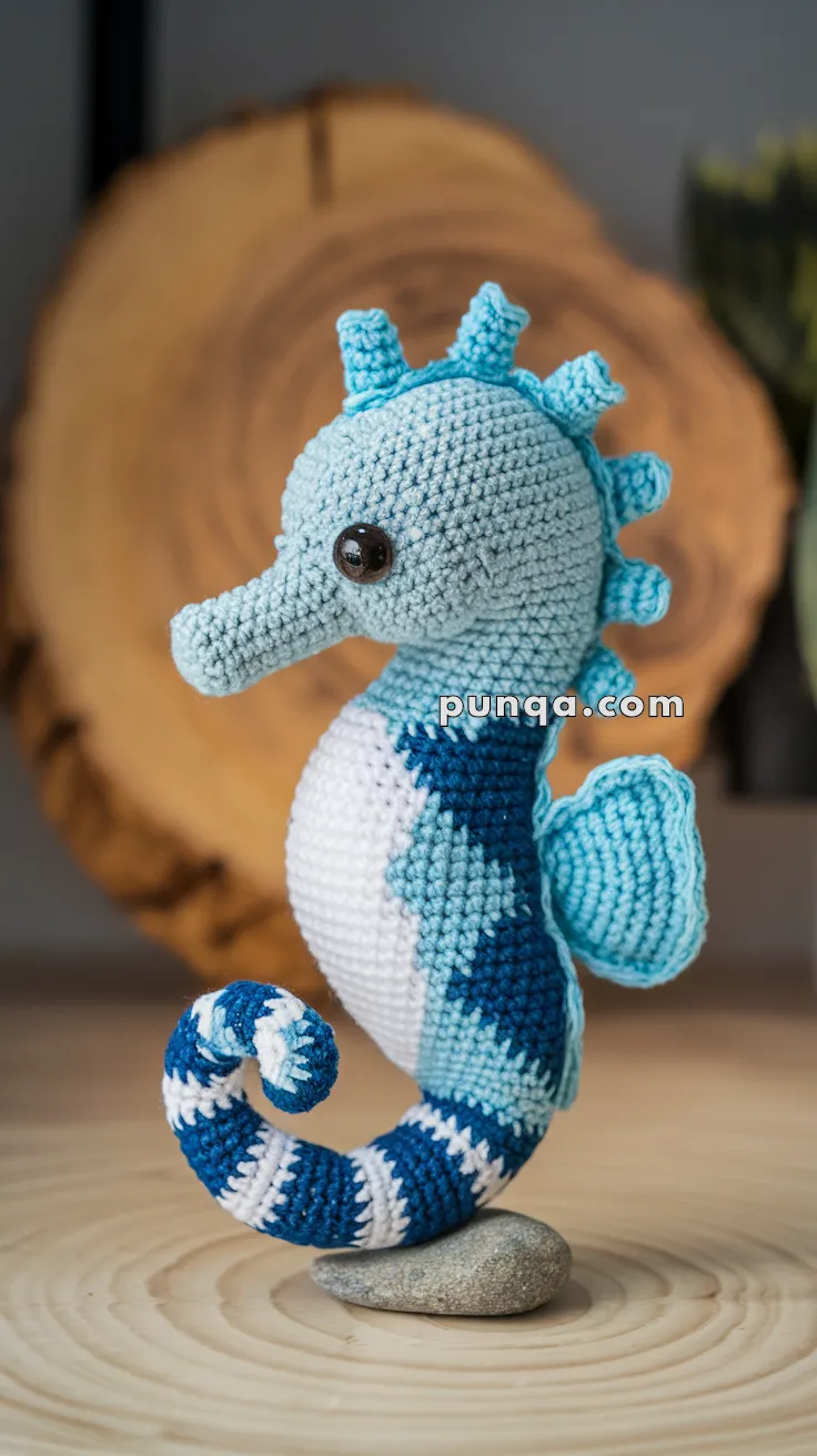 Amigurumi Seahorse Baby – FREE Crochet Pattern