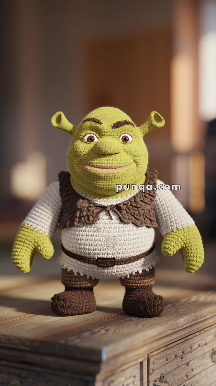 Amigurumi Shrek – FREE Crochet Pattern