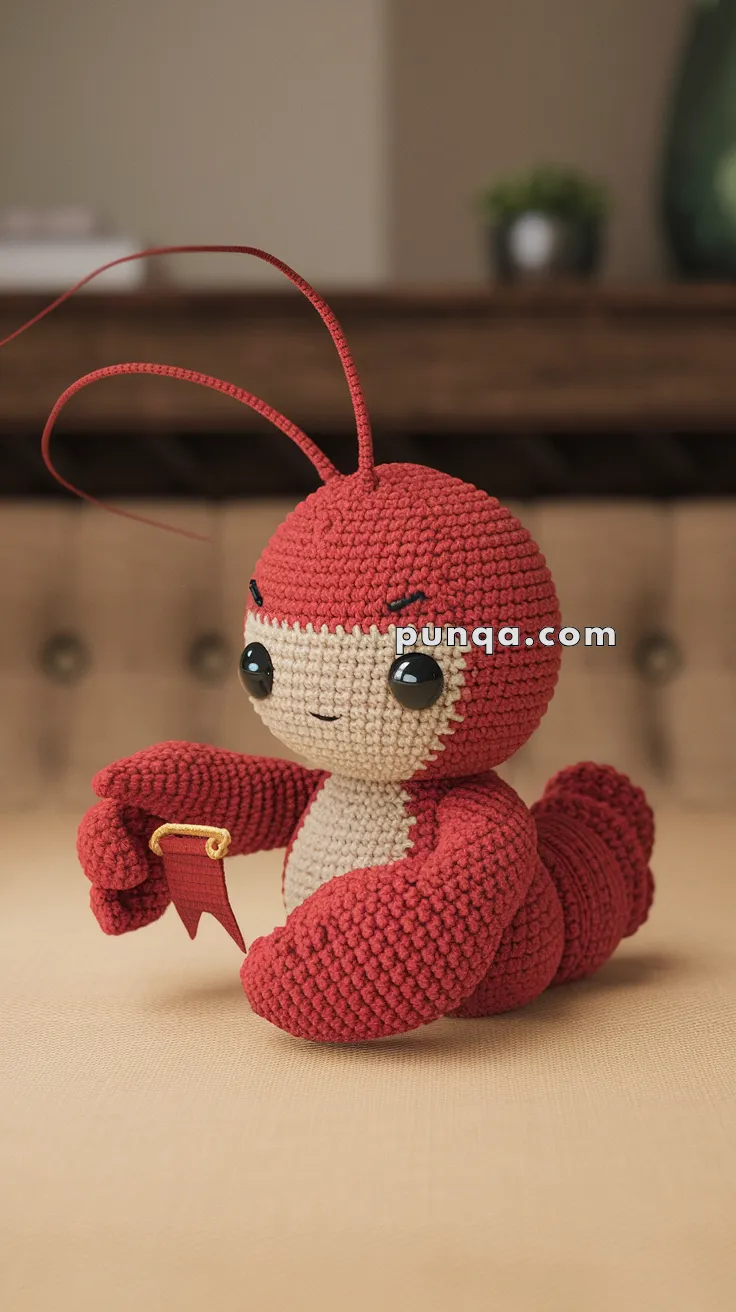 Amigurumi Shrimp Baby – FREE Crochet Pattern