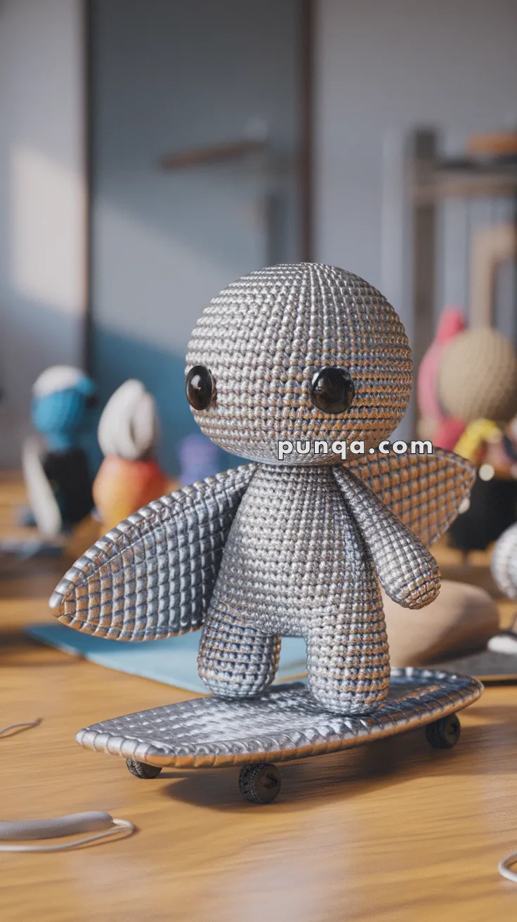 Amigurumi Silver Surfer – FREE Crochet Pattern