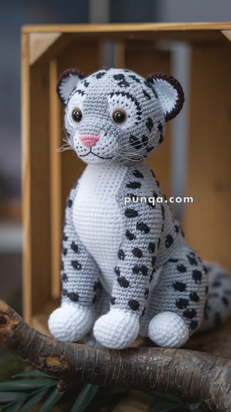 Amigurumi Snow Leopard Cub – FREE Crochet Pattern