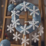 Amigurumi Snowflake Wreath – FREE Crochet Pattern