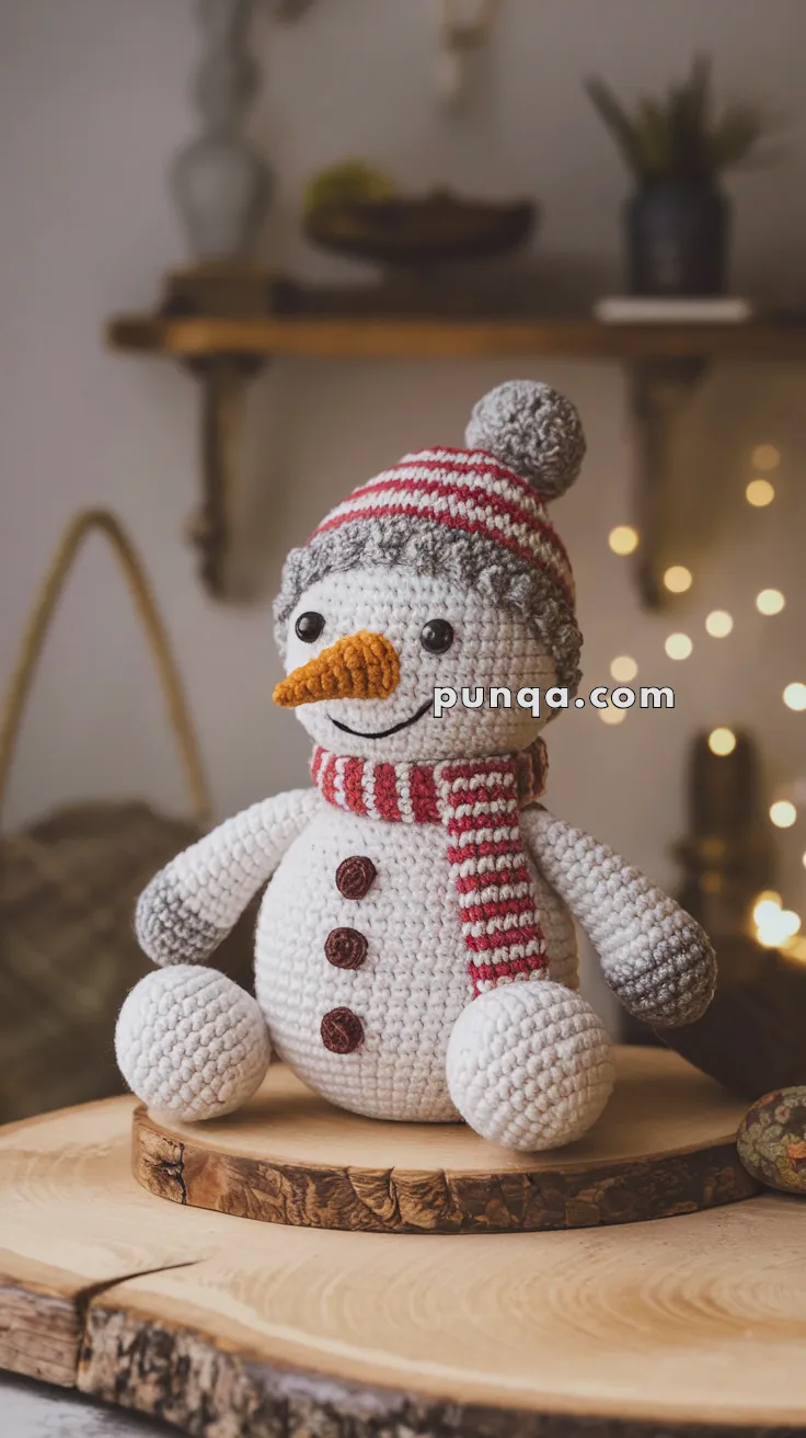Amigurumi Snowman – FREE Crochet Pattern