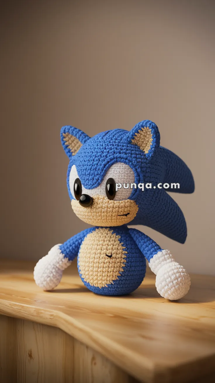 Amigurumi Sonic – FREE Crochet Pattern
