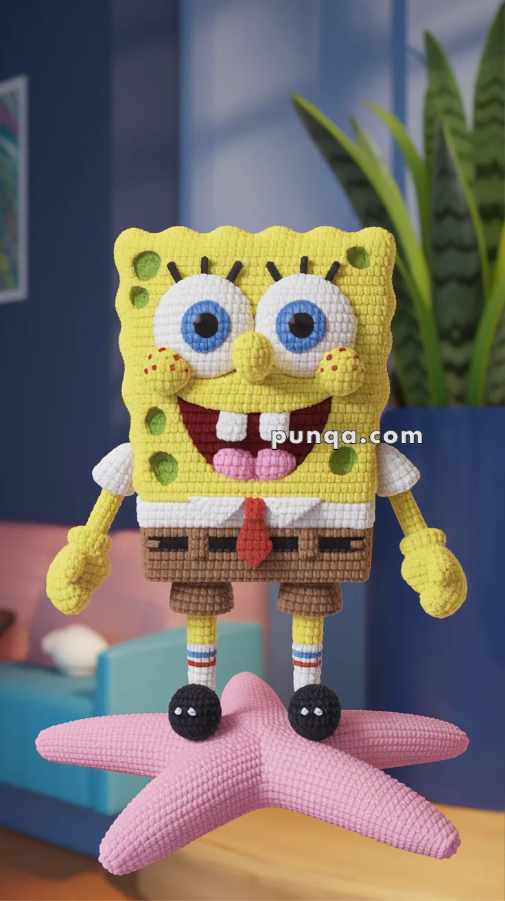 Amigurumi Spongebob Squarepants – FREE Crochet Pattern