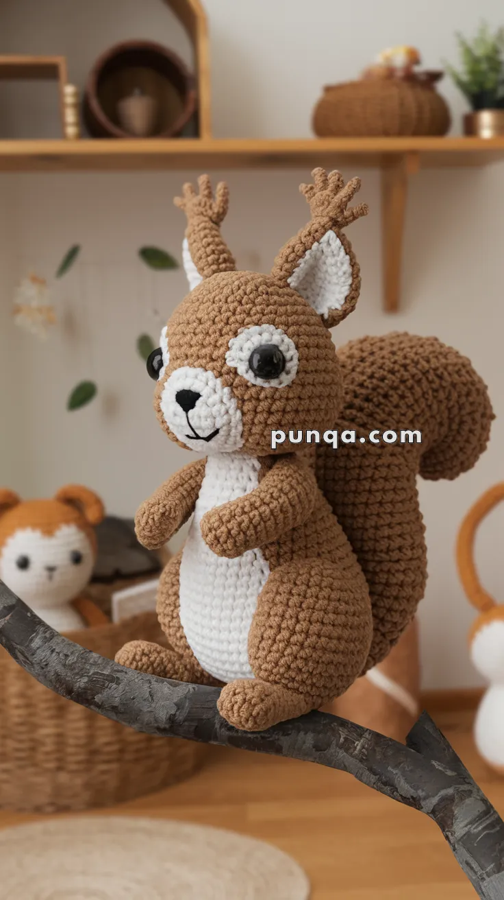 Amigurumi Squirrel Baby – FREE Crochet Pattern