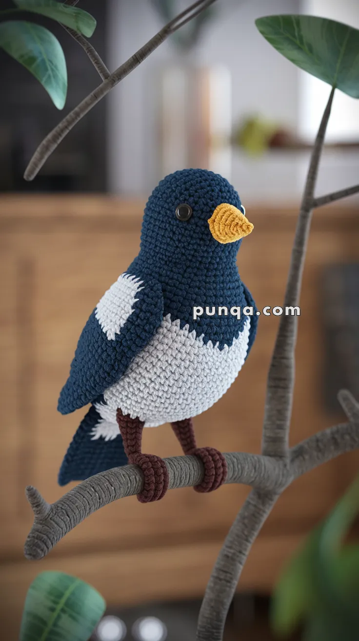 Amigurumi Starling – FREE Crochet Pattern