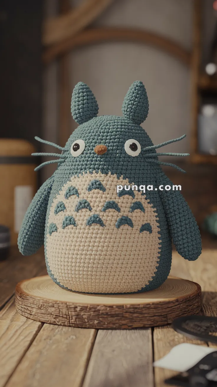 Amigurumi Totoro – FREE Crochet Pattern