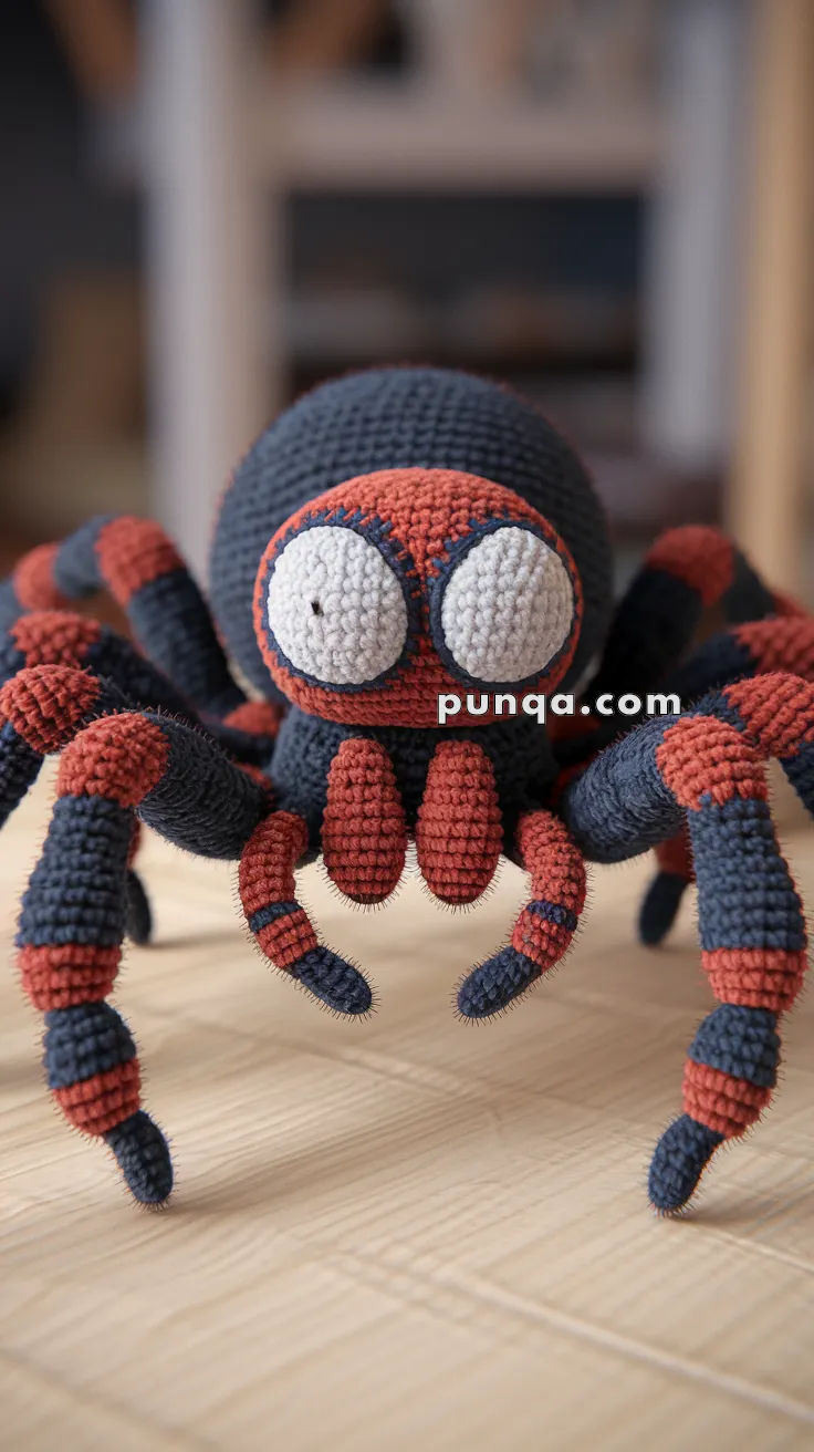 Amigurumi Venomous Spider – FREE Crochet Pattern
