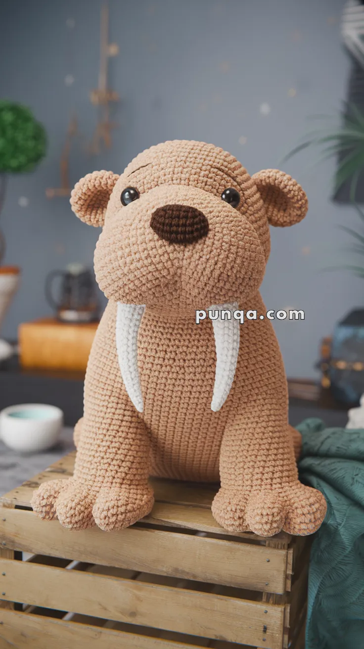 Amigurumi Walrus Pup – FREE Crochet Pattern
