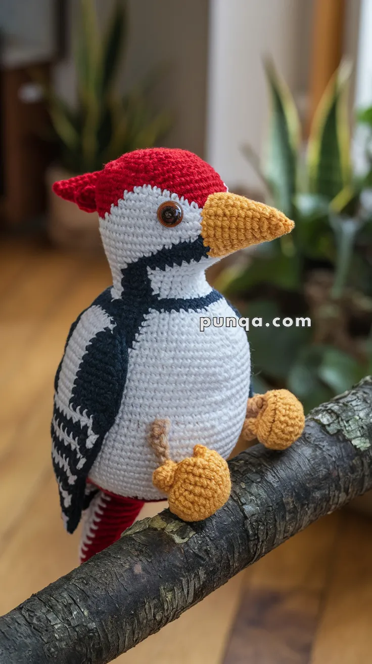 Amigurumi Woody Woodpecker – FREE Crochet Pattern